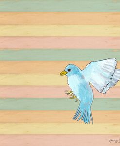Flying Blue Bird
