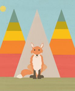 Fox In The Rainbow Forest