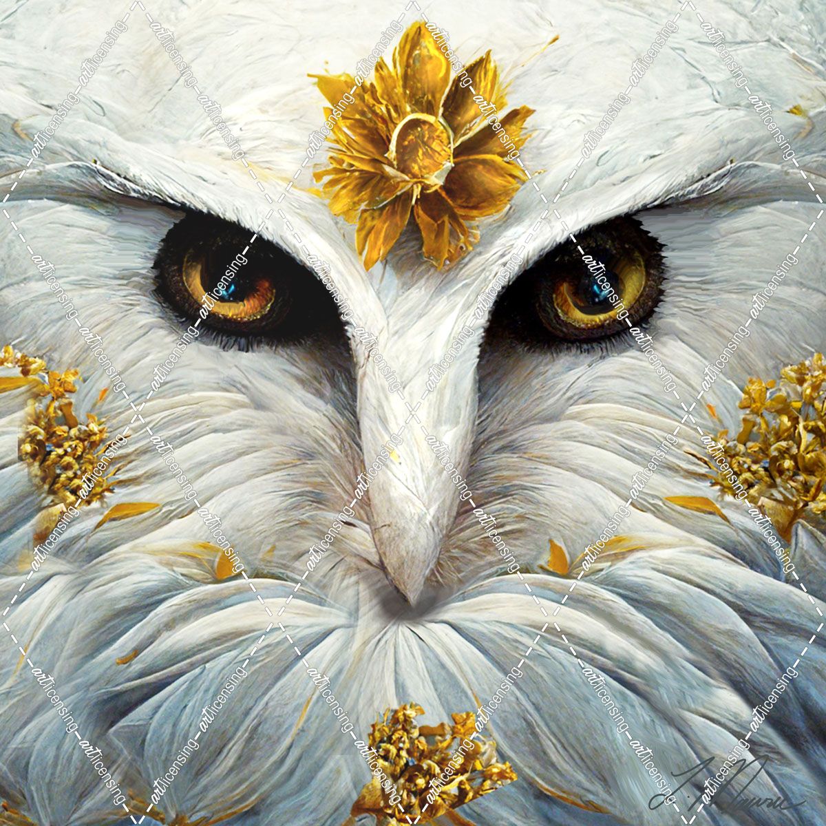Snowy White Owl