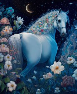 Enchanting White Horse 1