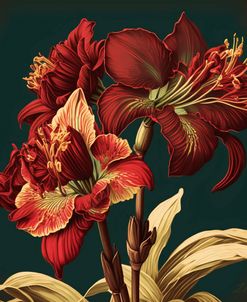 Amaryllis Flowering Art