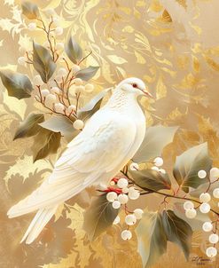 Christmas White Dove