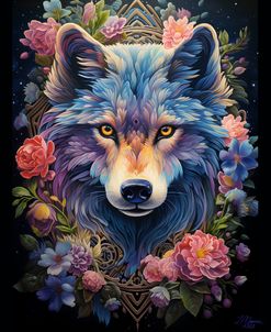 Colorful Wolf