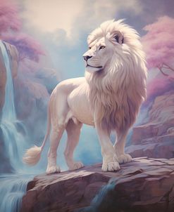 Majestic White Lion