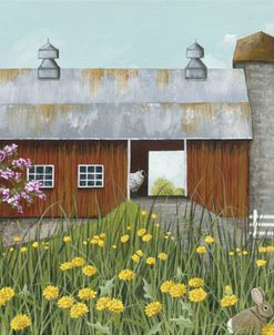 Animal Barn in Spring