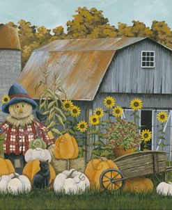 Scarecrow and Barn