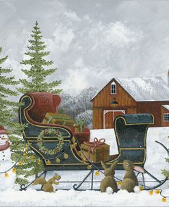 Christmas Sleigh and Animals