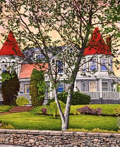 Nova Scotia House Of Two Red Turrets