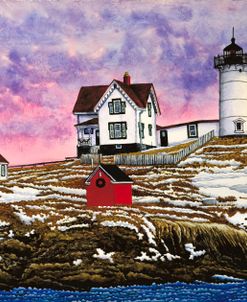 Nubble Lighthouse In Winter C2008