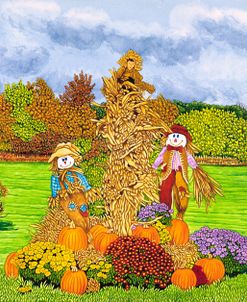 Pumpkins And Scarecrows, Eden Ny
