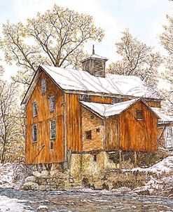 Old Mill In Winter