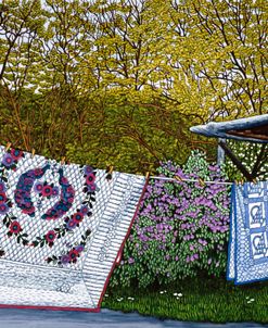 Peacocks And Baskets