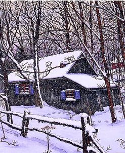 Snow Covered Cabin