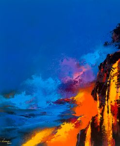 Lava Into The Sea