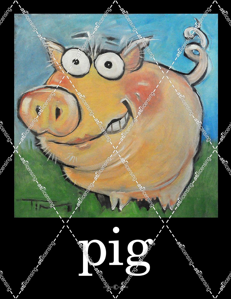 Pig Poster - Art Licensing International, Inc.