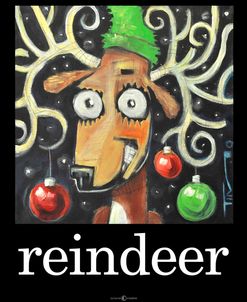 Reindeer Poster