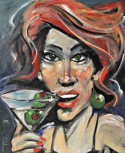 Woman With Martini