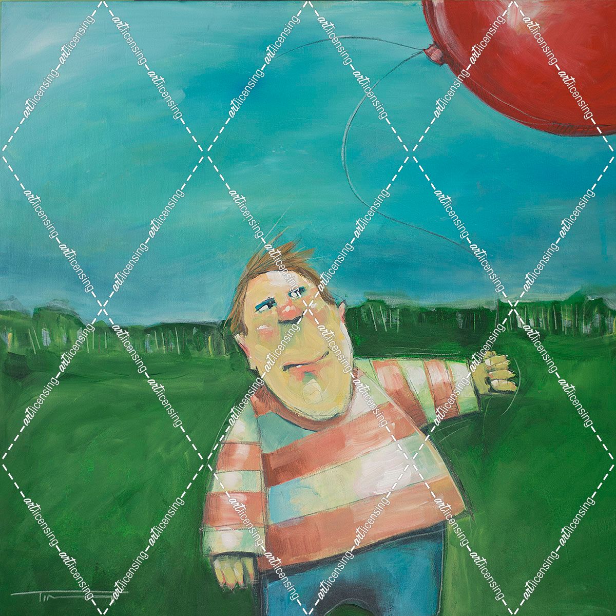 Landscape Boy Balloon