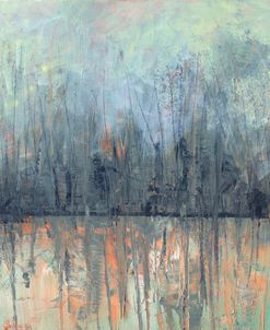 Autumn Woods By Pond