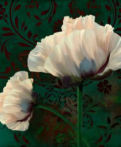 Poppies In Verdigris And Rust