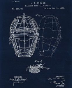 1883 Mask For Baseball Catcher