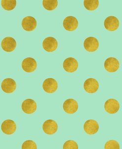 Golden Mint Dots