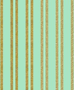 Golden Mint Stripes