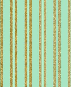 Golden Mint Stripes