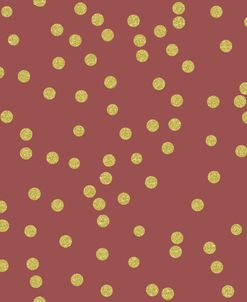 Merlot Golden Round Confetti