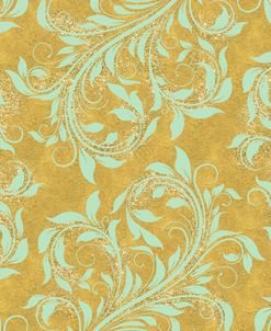 Golden Luna Angel Damask