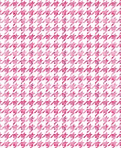 Pink Watercolor Houndstooth