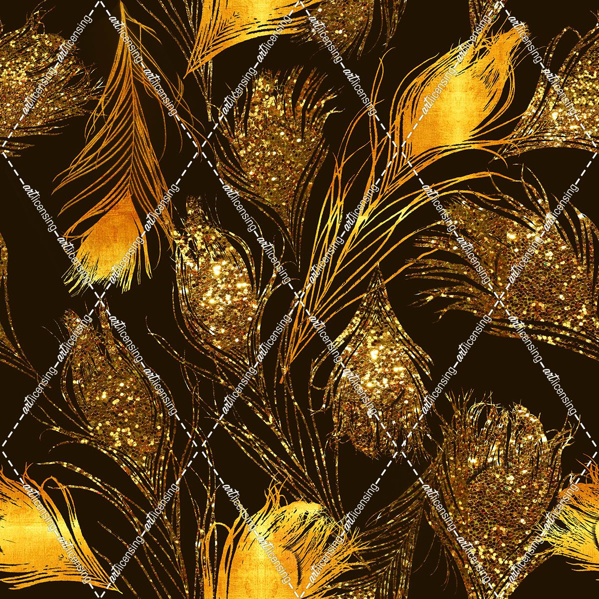 Luxe Feather Pattern
