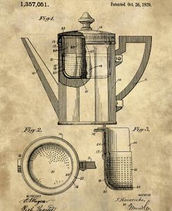 Coffee Or Tea Pot Blueprint – Industrial Farmhouse