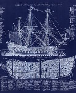 British War Ship Blueprint