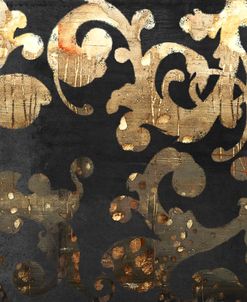 Grungy Gold Damask