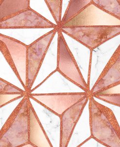 Rosegold Marble Abstract Kites