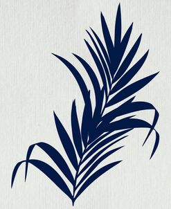 Indigo Palm Leaves Botanical I