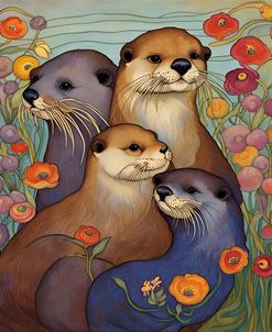 Shangri-la Otter Family