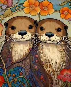 Shangri-la Otters In Love