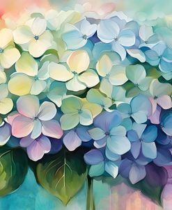 Hydrangea In Watercolor