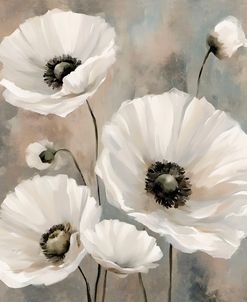 Alabaster Poppies I