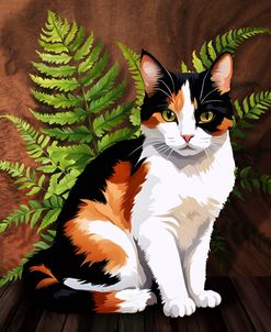 Portrait Of A Calico Cat