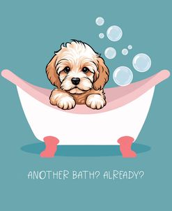 Another Bath Already Anti-Bath Cockapoo