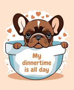 Perpetually Hungry Frenchie Puppy