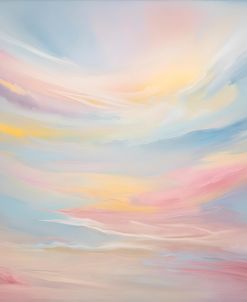 Abstract Big Sky Over The Dunes