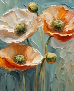 Impasto Icelandic Poppies