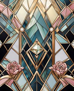 Art Deco Stained Glass Design
