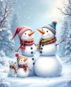 Snowman Family