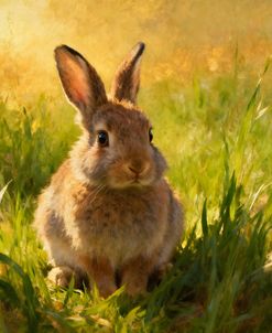 Young Rabbit On The Farm