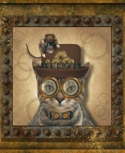 Steampunk Cat and Mouse